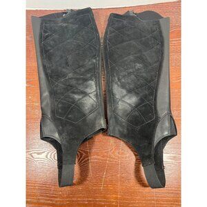 Ariat Black Leather Half Chaps